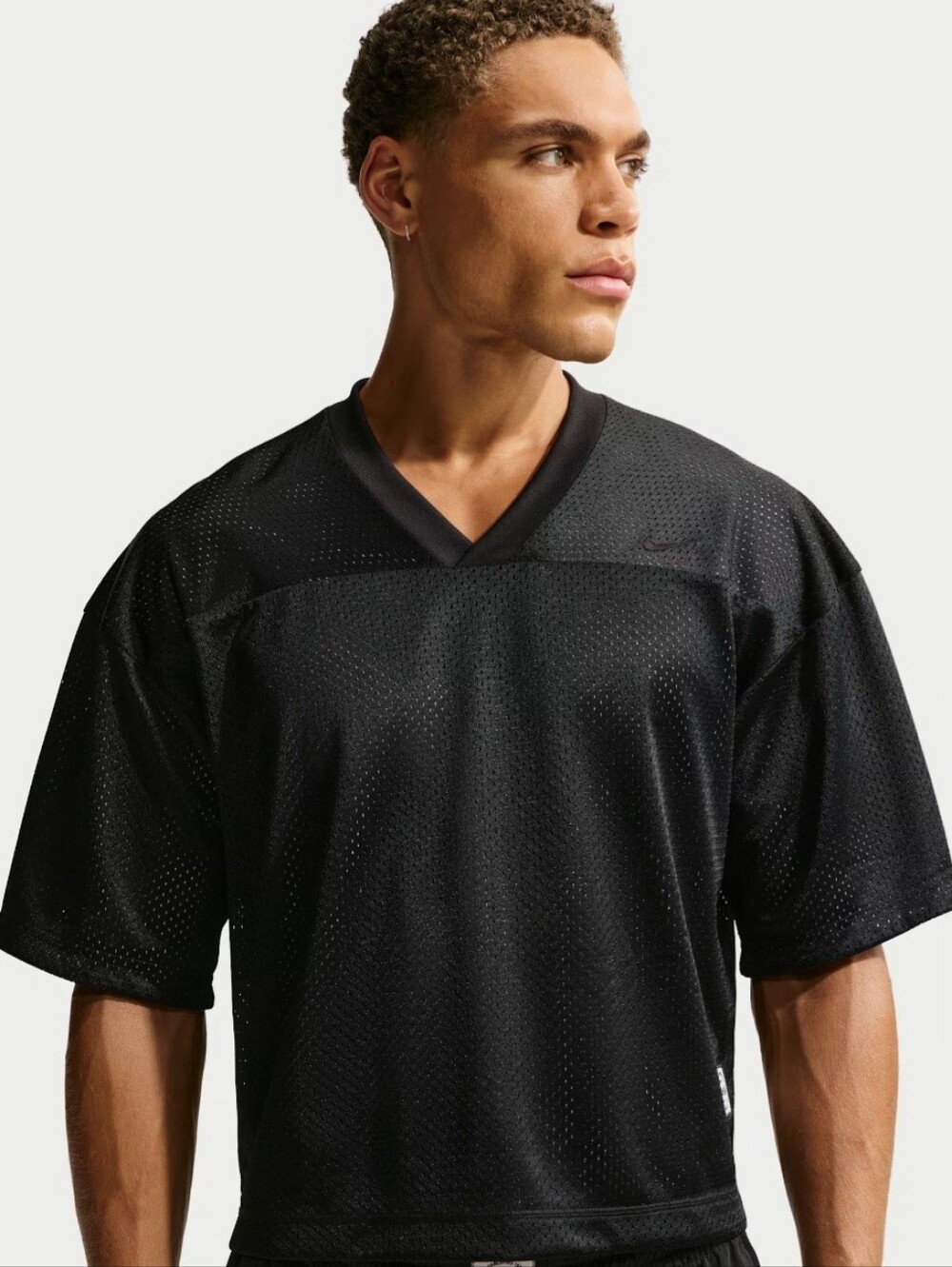 Madison Black Mesh Short Sleeve Sports Jersey